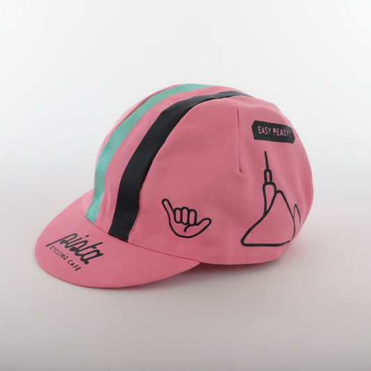Casquette cycliste rose Pista