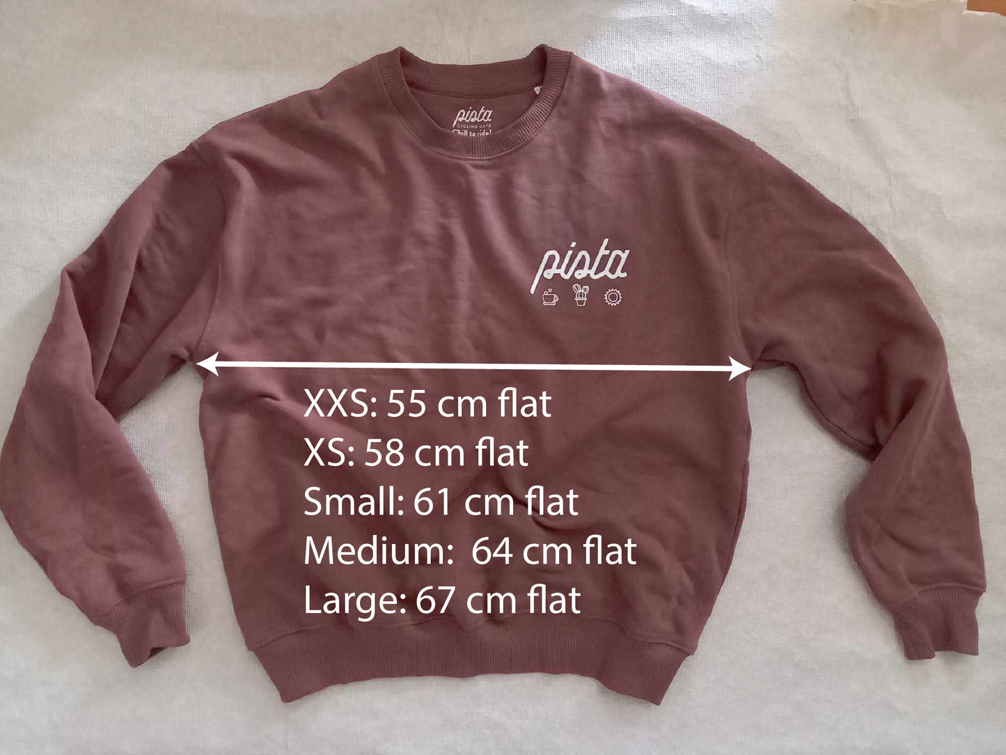 Pista Vibes sweatshirt plum pink