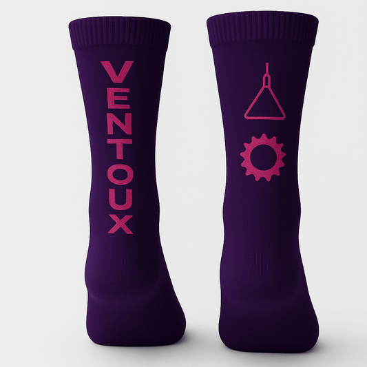 Chaussettes Signature Pista Violet & Rose - Chaussettes Cyclisme Haute Performance | Pista - boutique.pista.cc