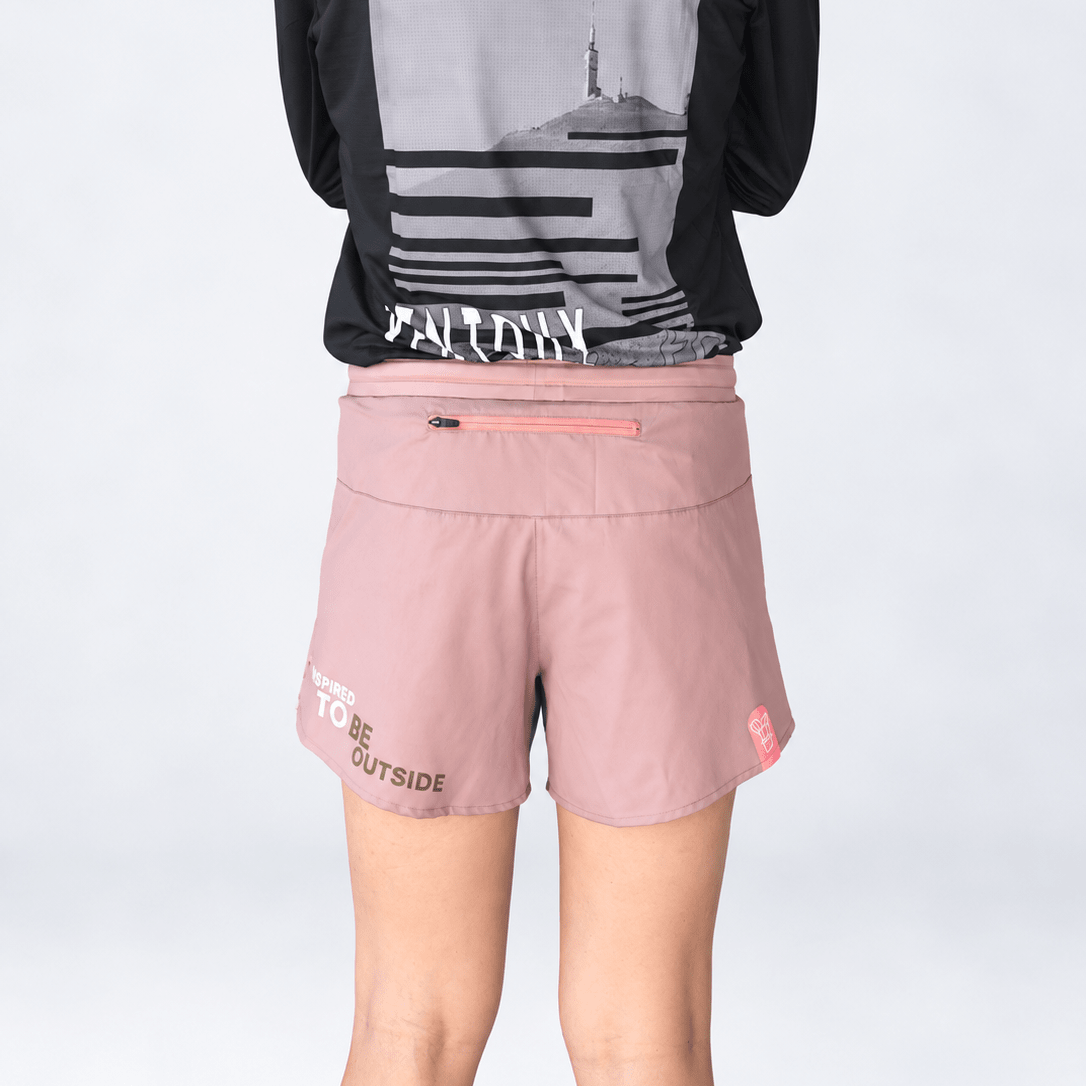 FLOW MOTION Short pink - Short Running & Trail Technique | Pista - boutique.pista.cc