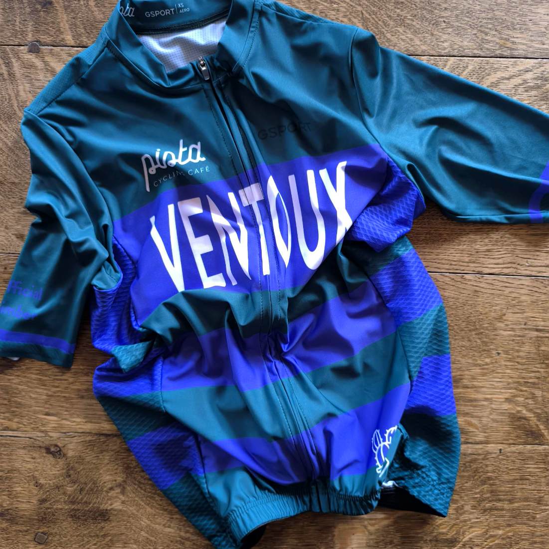 Jersey à Rayures - Maillot Cyclisme Style Rétro & Authentique | Pista - boutique.pista.cc