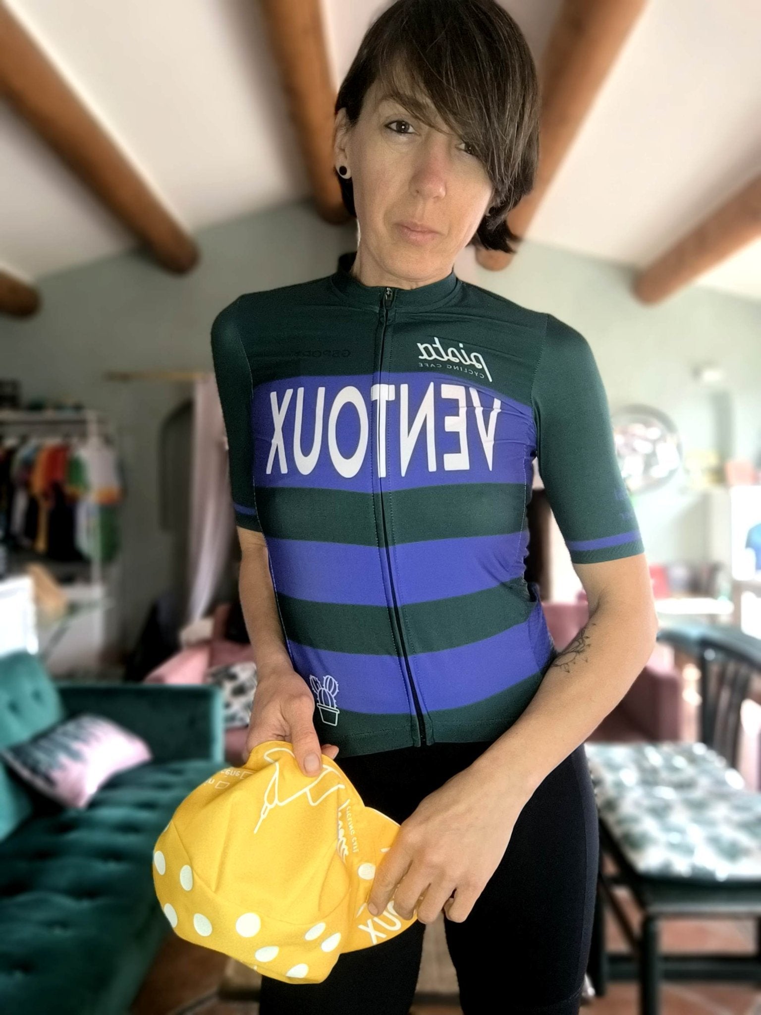 Jersey à Rayures - Maillot Cyclisme Style Rétro & Authentique | Pista - boutique.pista.cc