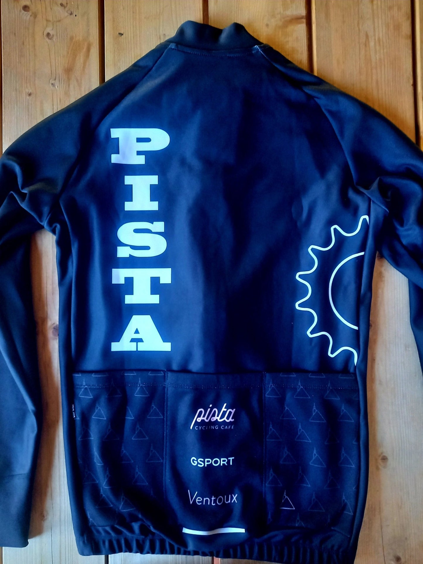 Jersey Hiver Noir - Maillot Cyclisme Technique | Pista - boutique.pista.cc