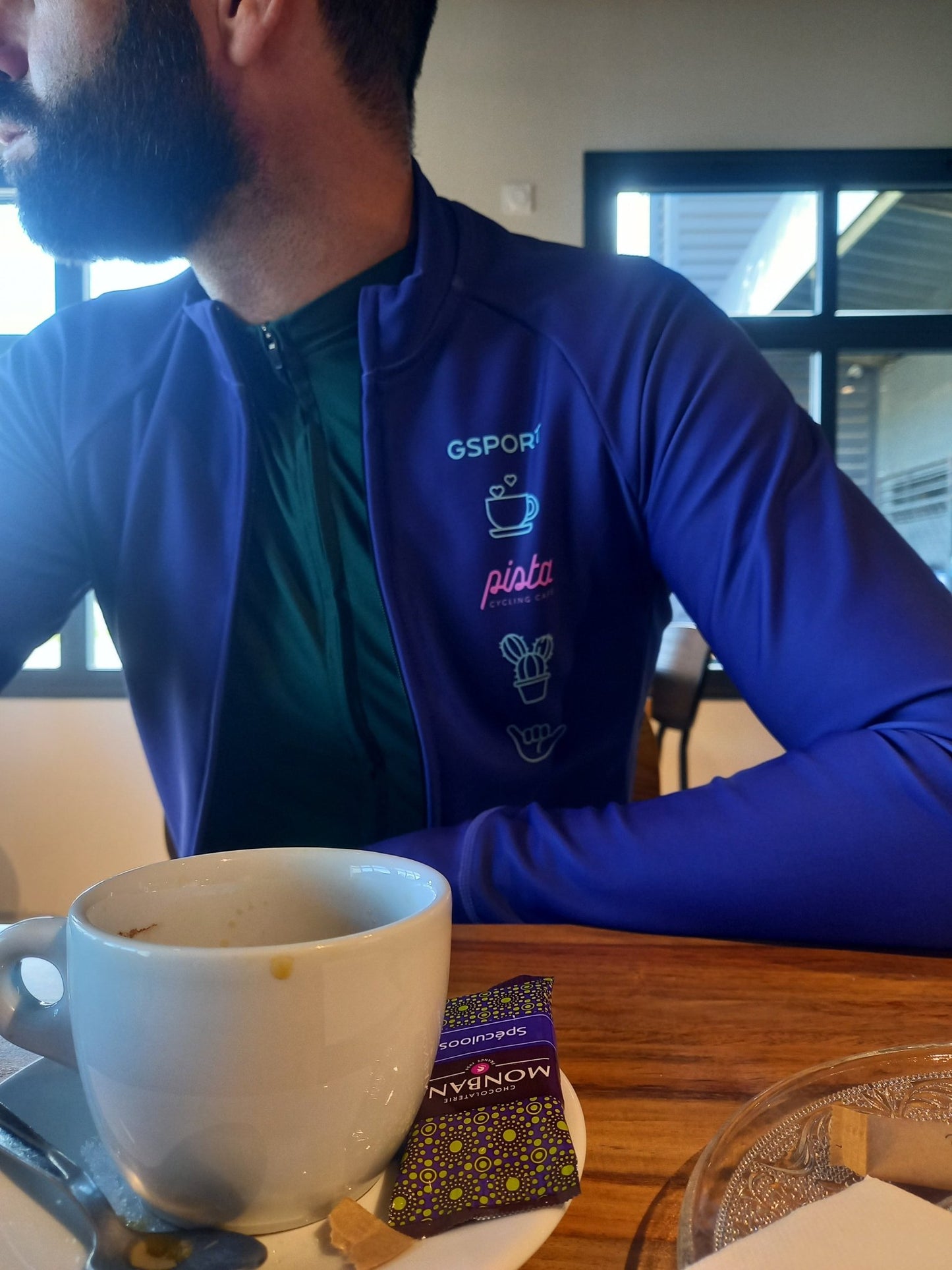 Jersey Hiver Violet - Maillot Cyclisme Manches Longues | Pista - boutique.pista.cc