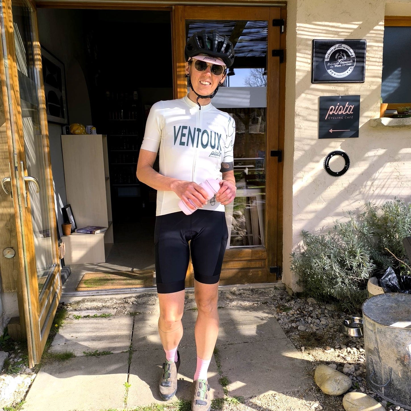 Jersey Ventoux Pistache - Maillot Cyclisme Hommage au Géant de Provence | Pista - boutique.pista.cc