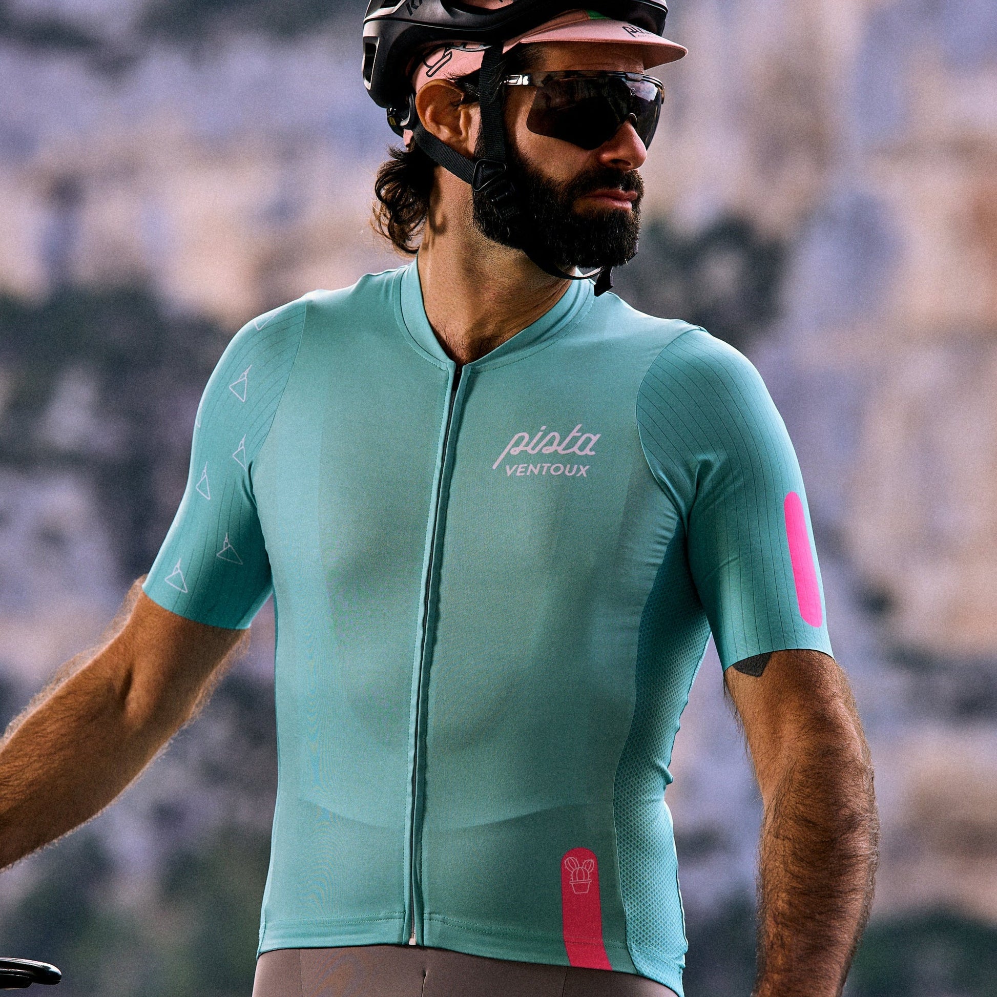 Maillot Aqua Mont Ventoux 2026 - Jersey Cyclisme | Pista - boutique.pista.cc