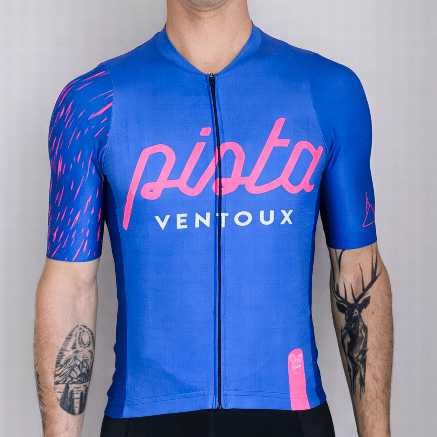 Maillot Bleu Pista Ventoux 2026 - Jersey Cyclisme | Pista - boutique.pista.cc