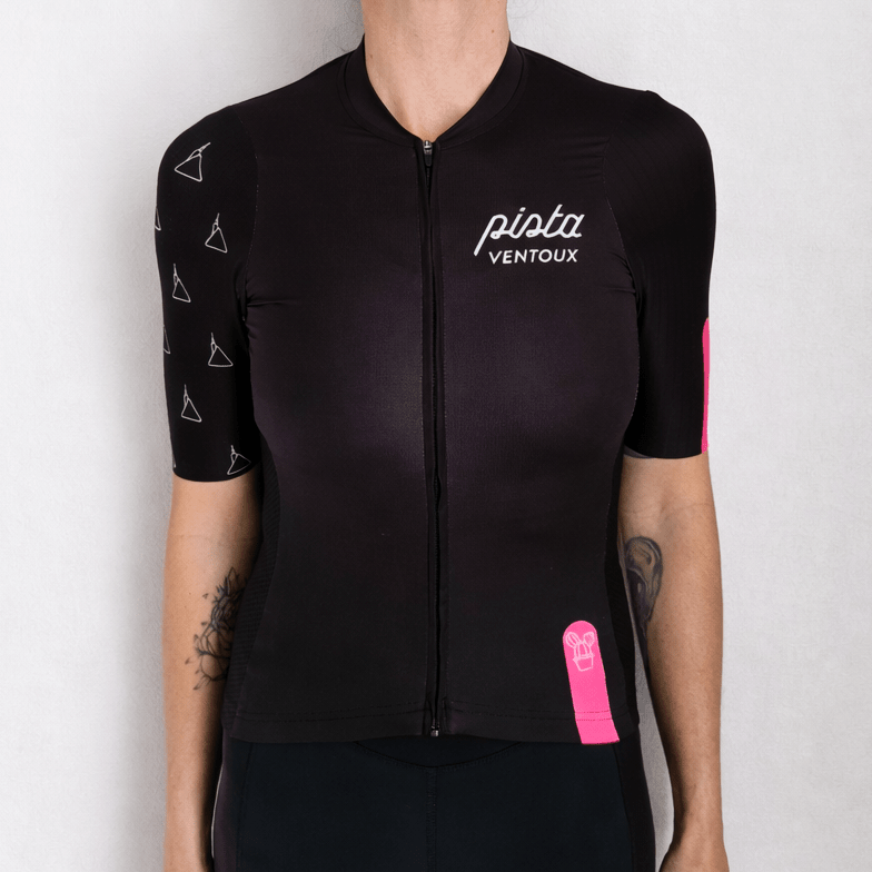 Maillot Noir Mont Ventoux 2026 - Jersey Cyclisme | Pista - boutique.pista.cc