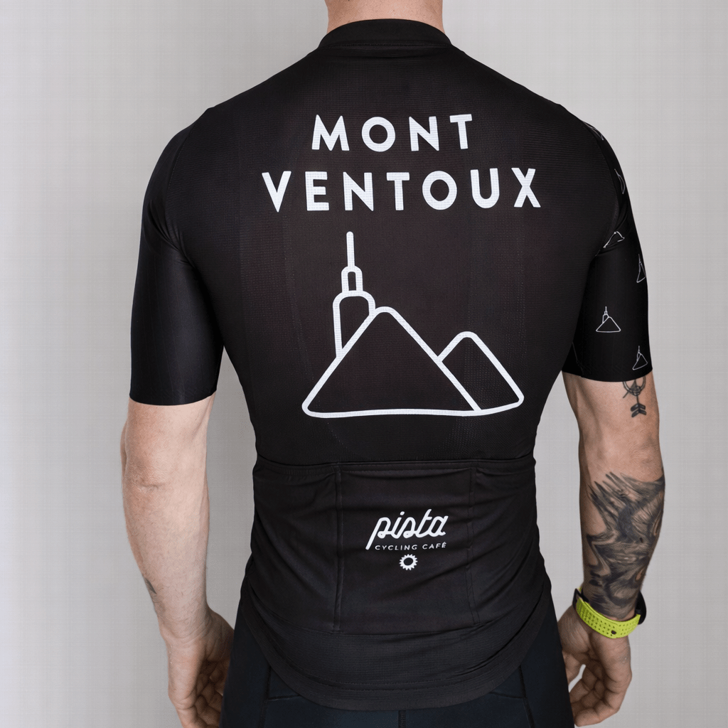 Maillot Noir Mont Ventoux 2026 - Jersey Cyclisme | Pista - boutique.pista.cc
