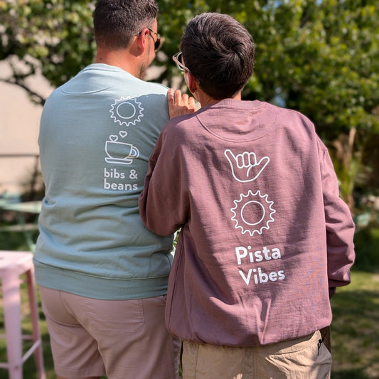 Sweat Pista Vibes - Sweatshirt Lifestyle Inspiré par la Culture Vélo & Café | Pista - boutique.pista.cc