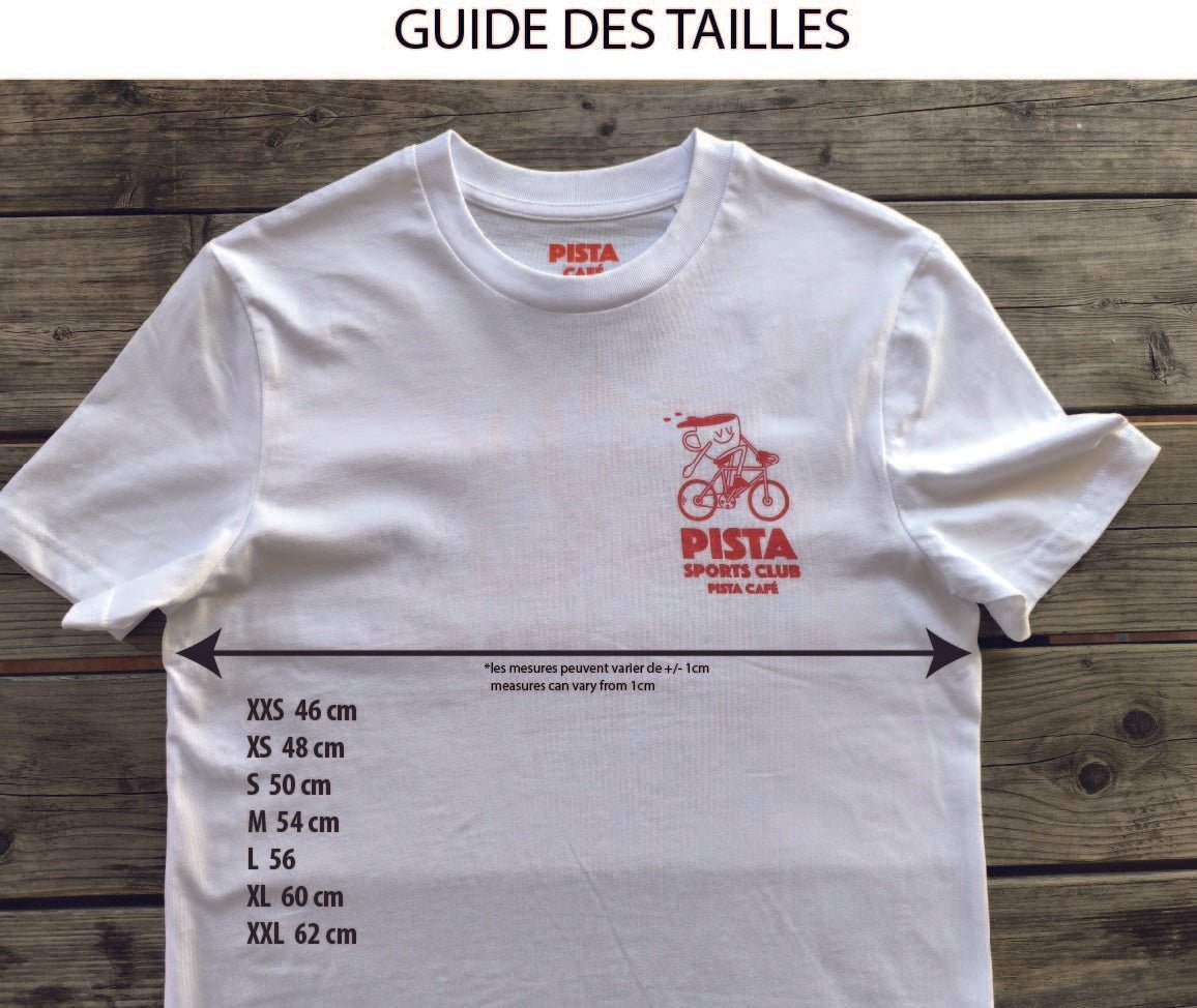 Tee - shirt Pista Sports Club Vert/Blanc - T-shirt Lifestyle Club Cycliste | Pista - boutique.pista.cc