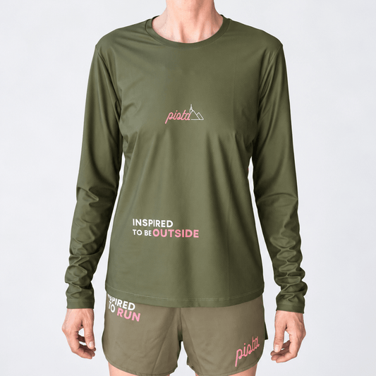 Tee-shirt Running Manches Longues STRIDE - Inspired to run | Pista - boutique.pista.cc