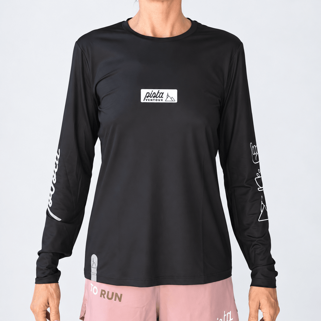 Tee-shirt Running Manches Longues STRIDE - Inspired to run Ventoux | Pista - boutique.pista.cc