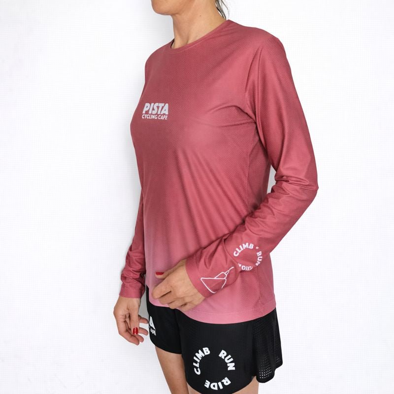 Tee - shirt Running Manches Longues STRIDE - T-shirt Technique Trail | Pista - boutique.pista.cc